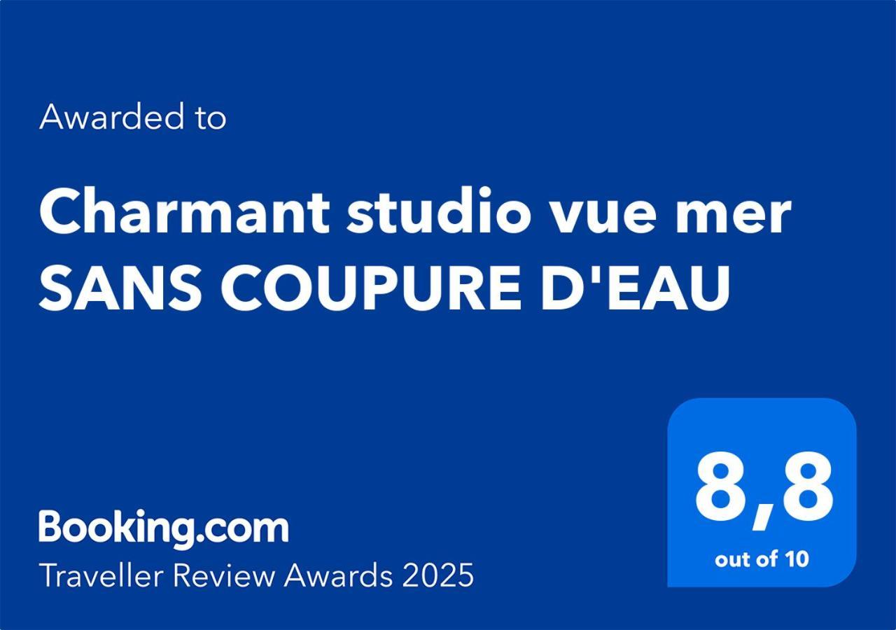 Charmant Studio Vue Mer Sans Coupure D'Eau Le Gosier  Exterior photo